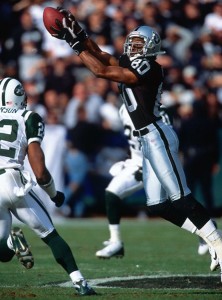 Jerry Rice in Silver & Black
