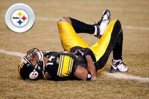 Steelers WR Limas Sweed Injured