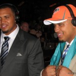 Mike Pouncey with brother Maurkice Pouncey