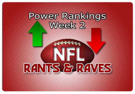 Jeff’s Power Rankings – Week 2