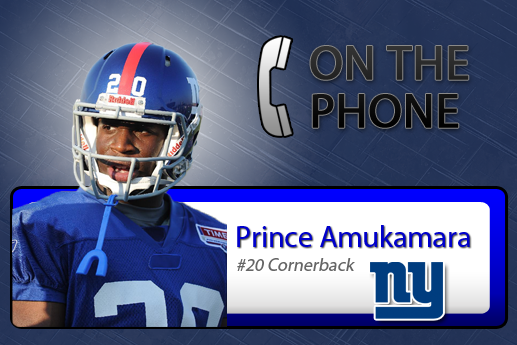 Interview with Giants CB Prince Amukamara – 1.11.2012