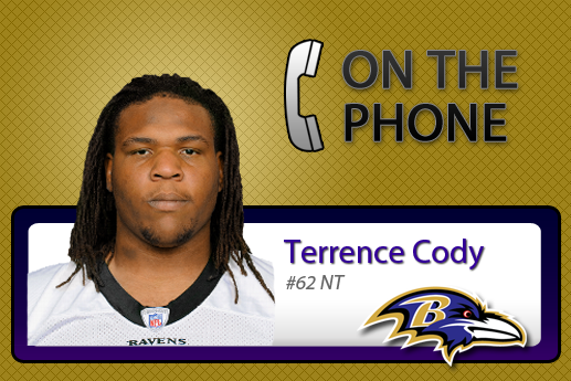 Interview with Ravens NT Terrence Cody – 1.19.2012
