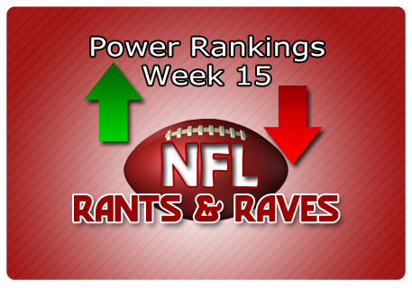 Jeff’s Week 15 Powerful Rankings