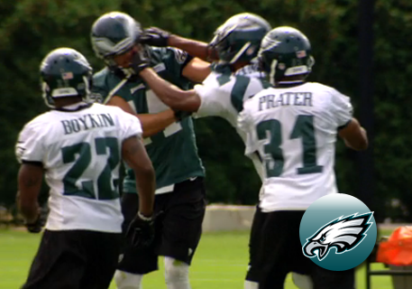 Riley Cooper Fight at Practice with Cary Williams